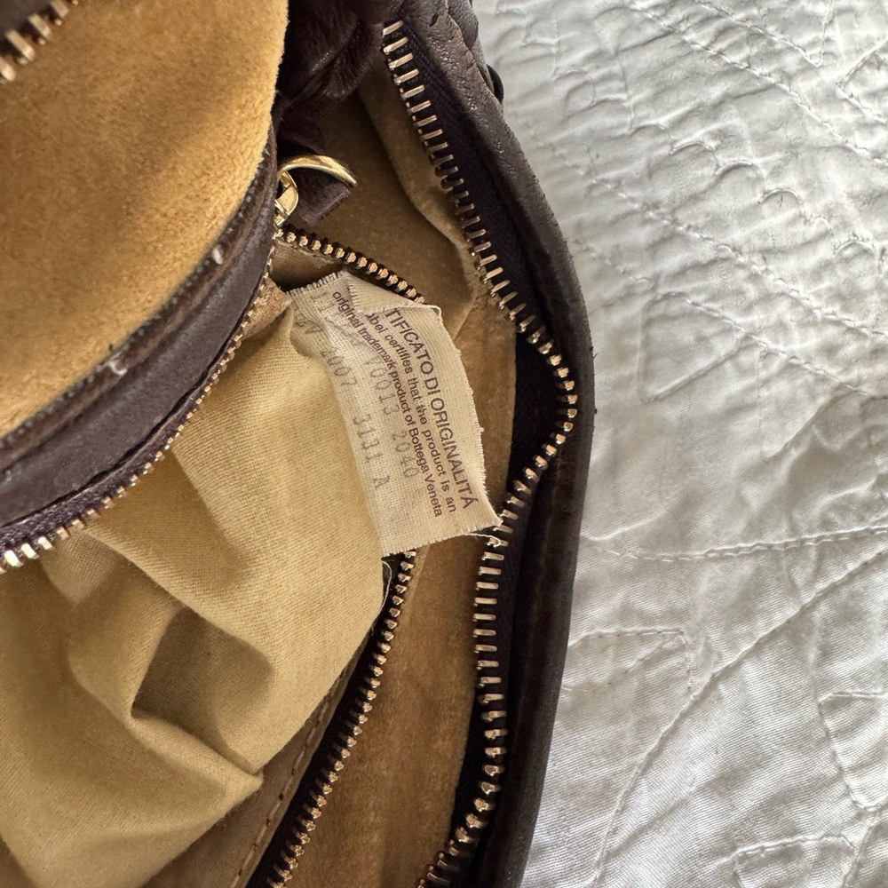 Bottega Veneta Dark Brown Intrecciato Hobo Bag - Picture 6 of 15